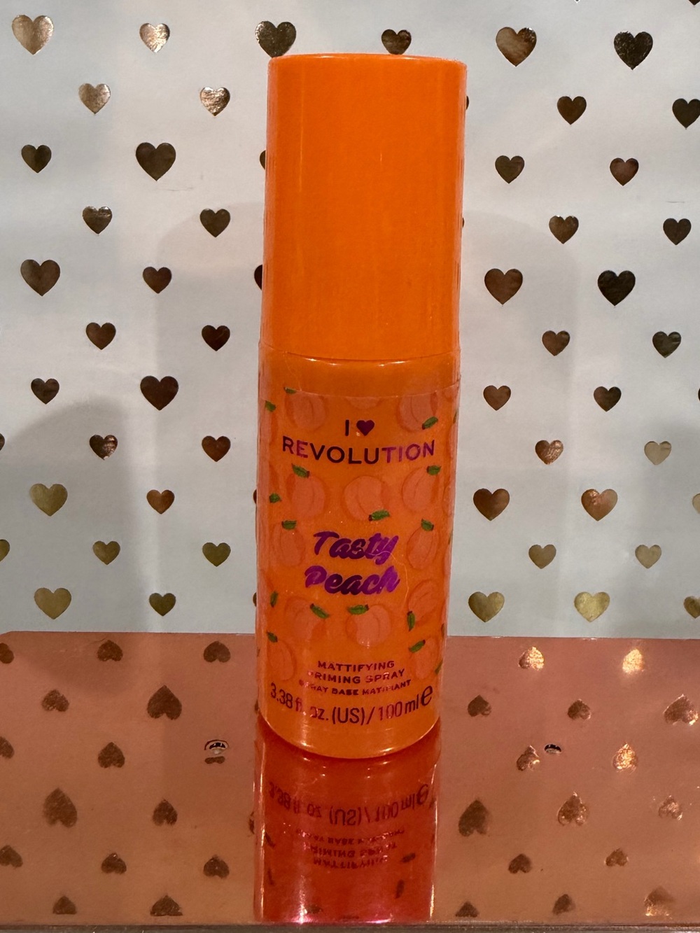 Makeup Revolution Tasty Peach Mattifying Priming Spray 3.38 oz (NEW)